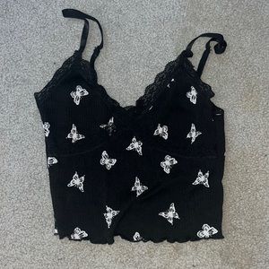 butterfly crop top